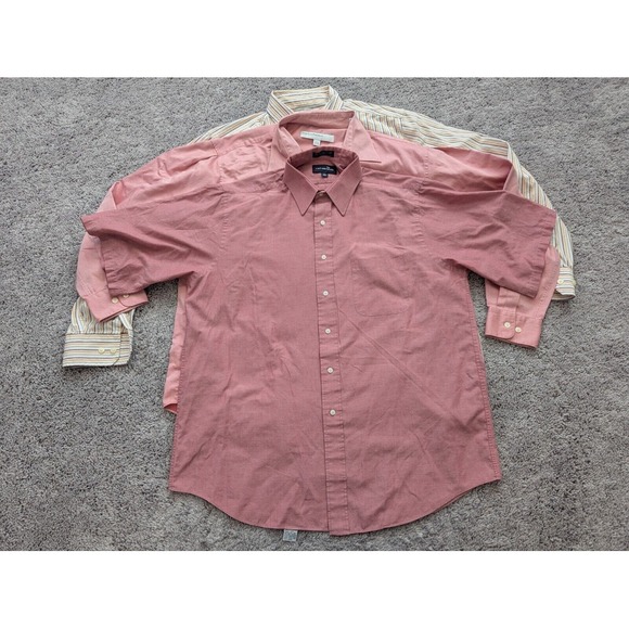 Lot of 3‎ Button Up Shirt Mens Extra Large Business Casual - Picture 1 of 16